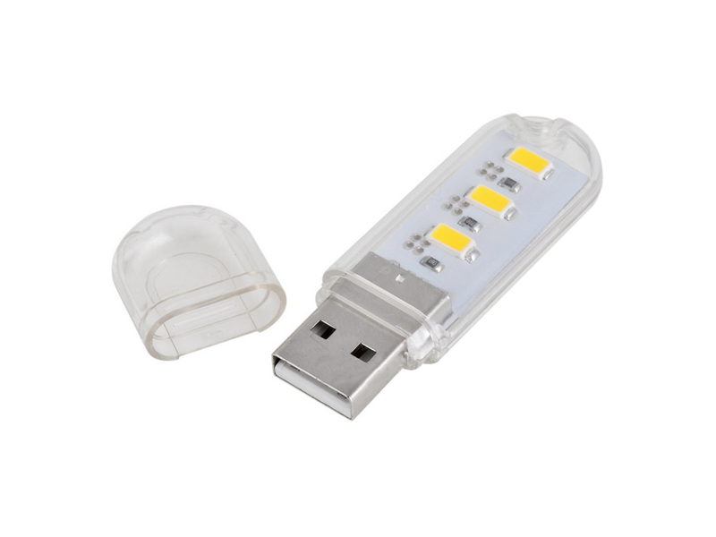 USB 3 LED 50 lumens Warm White Light - Image 2
